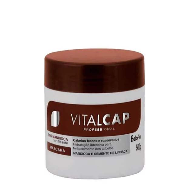 VitalCap, Belofio SOS Mandioca, masque capillaire pour cheveux, 500g