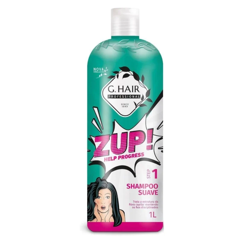G Hair, ZUP Help Progress, Shampoing nettoyant en profondeur pour cheveux, 1 L