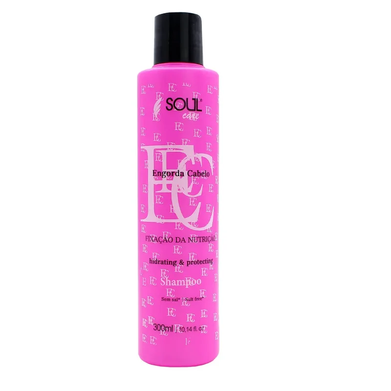 Soul Care, Engorda Cabelo, Shampooing nettoyant en profondeur pour cheveux, 300 ml