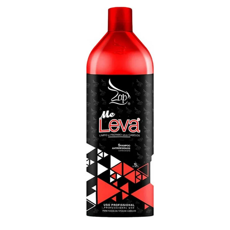 Zap Cosmeticos, Shampoo Me leva, Shampooing nettoyant en profondeur pour cheveux, 1 L