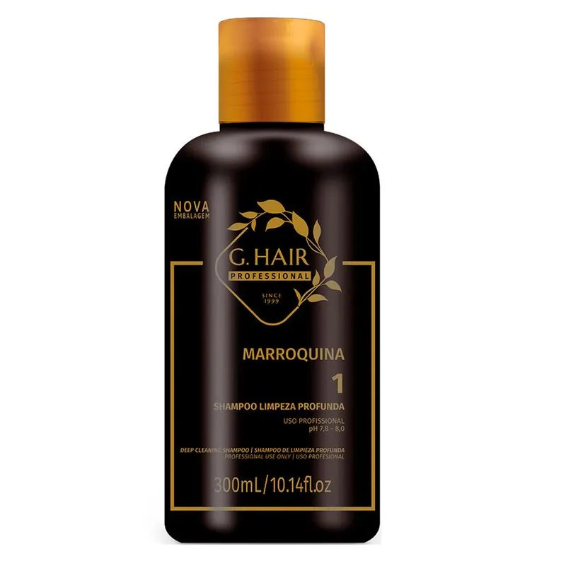 G Hair, Marroquina, Shampoing nettoyant en profondeur pour cheveux, 300 ml