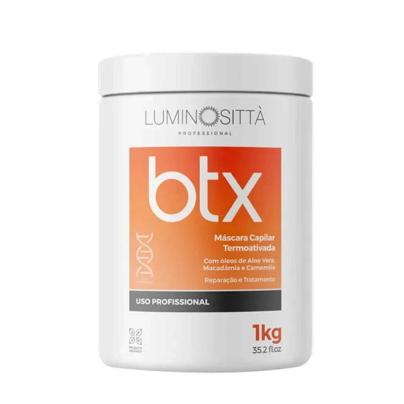 Luminositta, BTX Capilar Termoativa, Masque Capillaire Pour Cheveux, 1Kg