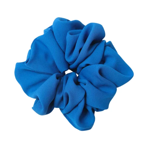 CHOUCHOU bleu royal crêpe