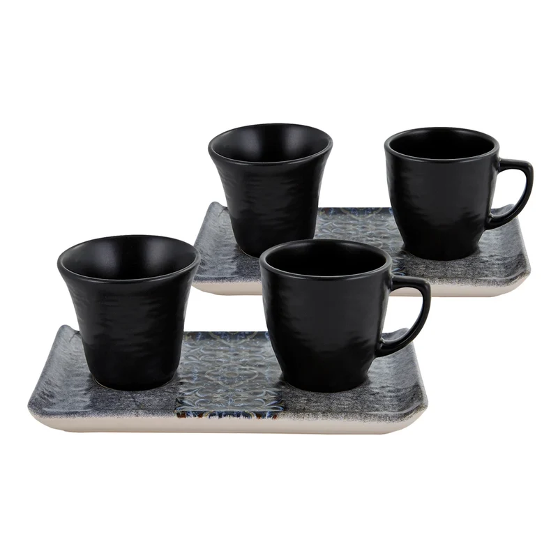 KARACA CUBA Set de tasses à café 2 personnes 6 pièces