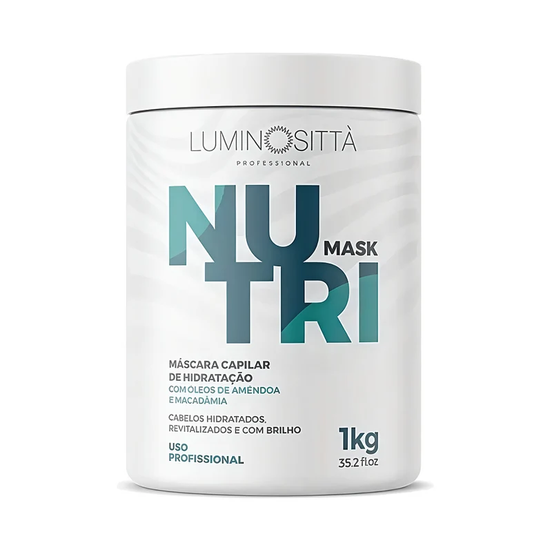 Luminositta, Nutri Mask Hidratação Profunda, Masque capillaire pour cheveux, 1kg