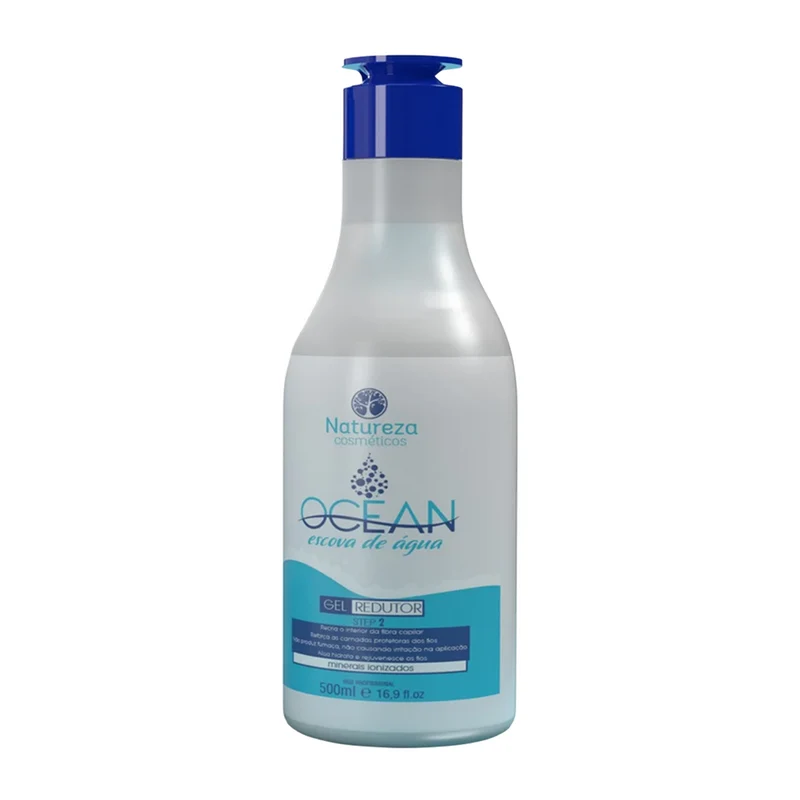 Natureza Cosmeticos, Ocean Escova de Agua, Après-shampoing réparateur pour cheveux, 500 ml