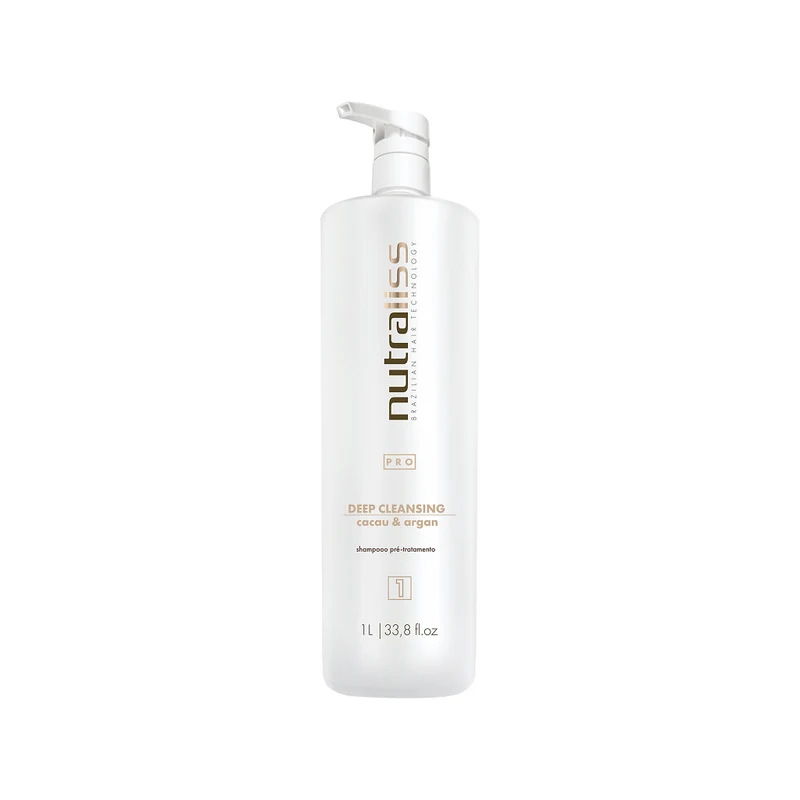 Nutraliss, Shampoing nettoyant en profondeur à la noix du Brésil, pré-traitement, 1 L