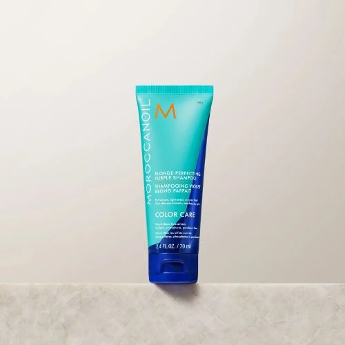 MOROCCANOIL shampoing violet blond parfait format voyage