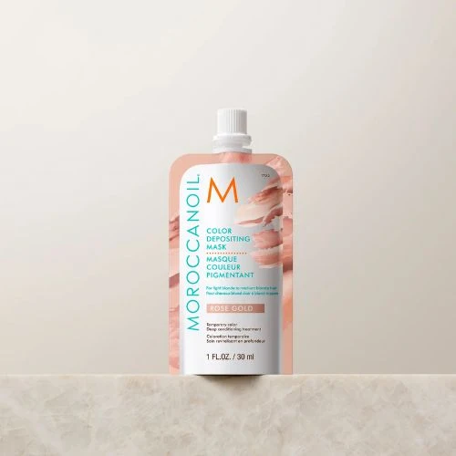 MOROCCANOIL masque couleur pigmentant rose gold format voyage