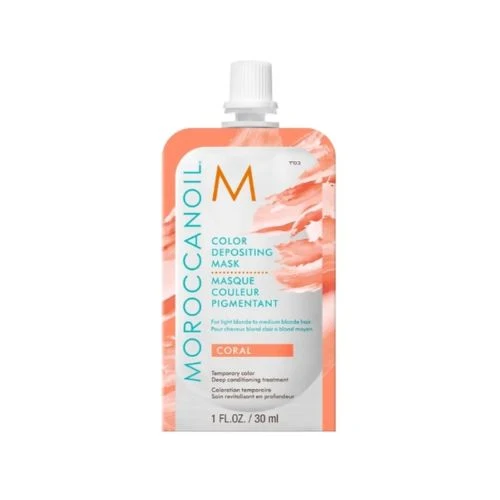 MOROCCANOIL masque couleur pigmentant corail format voyage