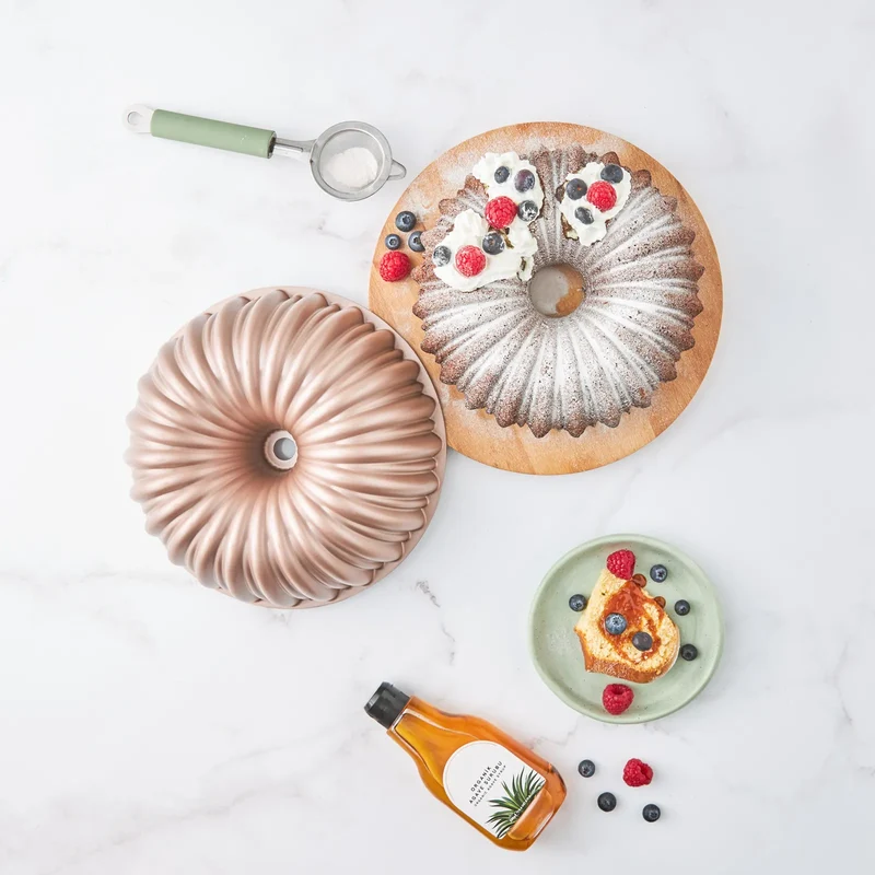 KARACA CAKE PRO Moule en fonte rose-gold
