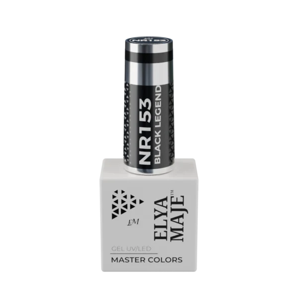 Vernis Semi Permanent – Master Color 153 – Black legend- Elya Maje