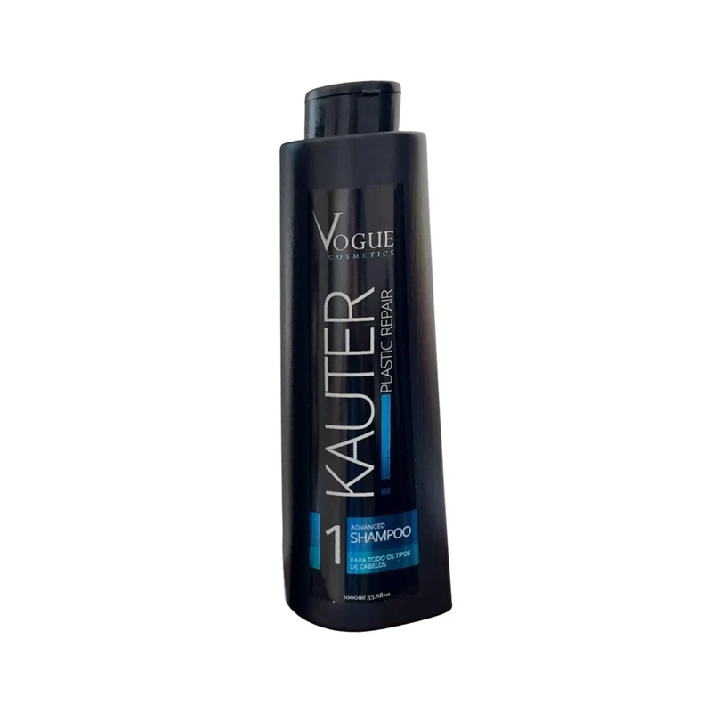 Vogue, Kauter Plastic Repair Advanced Shampoo, Shampooing nettoyant en profondeur pour cheveux 1, 1 L