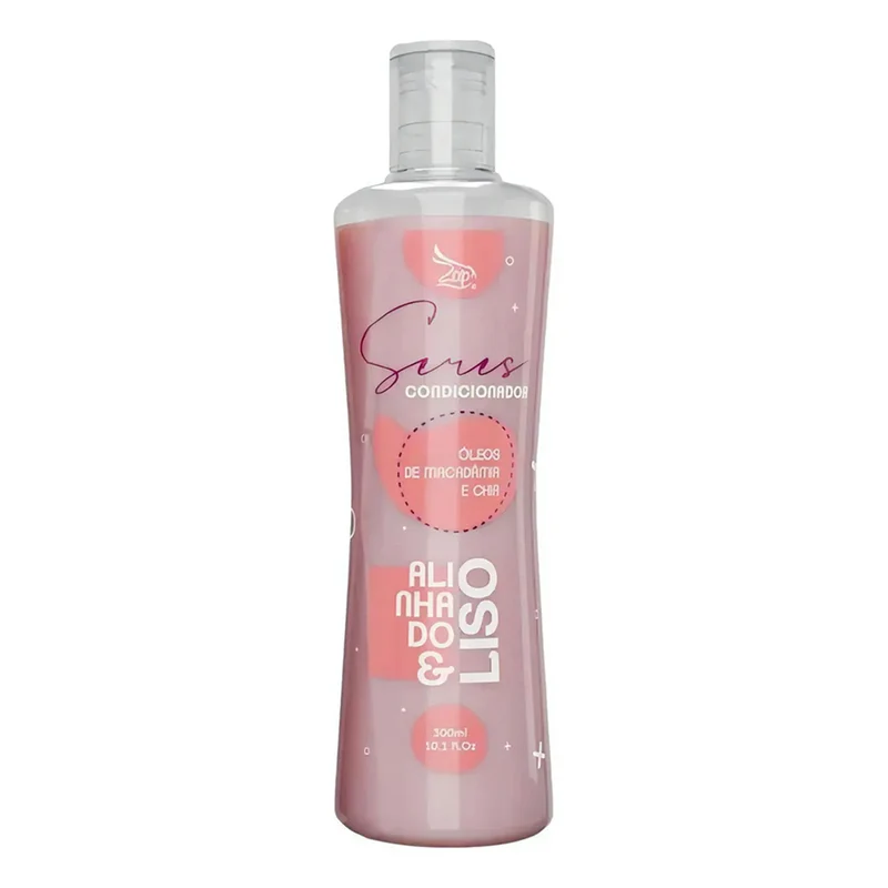 Zap, Alinhado e Liso, Après-shampoing réparateur pour cheveux, 300 ml/10.14 fl.oz