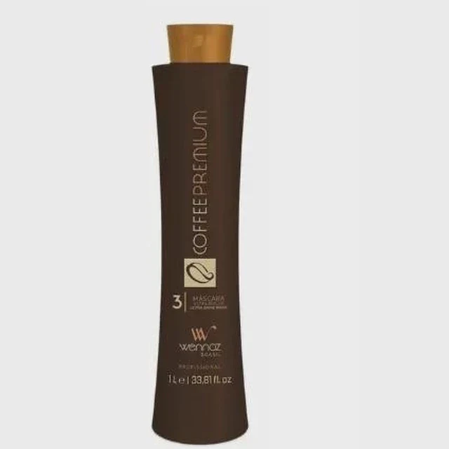 Wennoz, Coffee Premium, Masque capillaire pour cheveux 3, 1 L