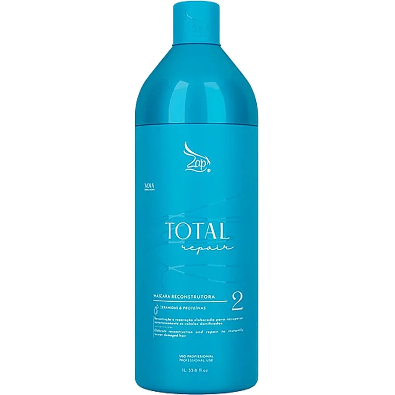 Zap Cosmeticos, Total Repair, Masque capillaire pour cheveux 2, 1 L