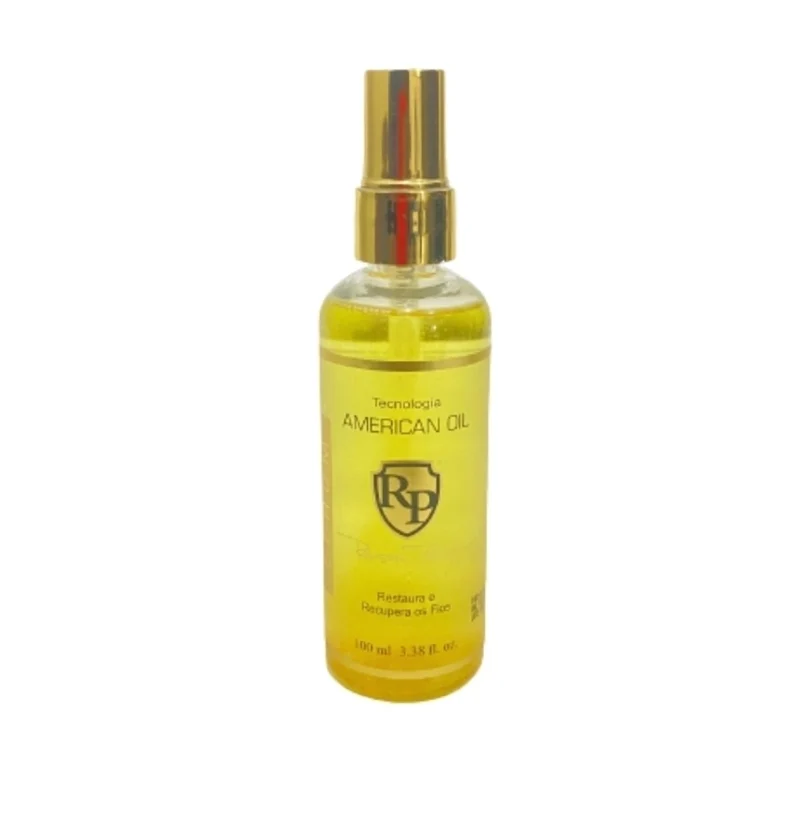 Robson Peluquero, Tecnologia American Oil Restaura e Recupera os Fios, Huile de finition pour cheveux, 100 ml