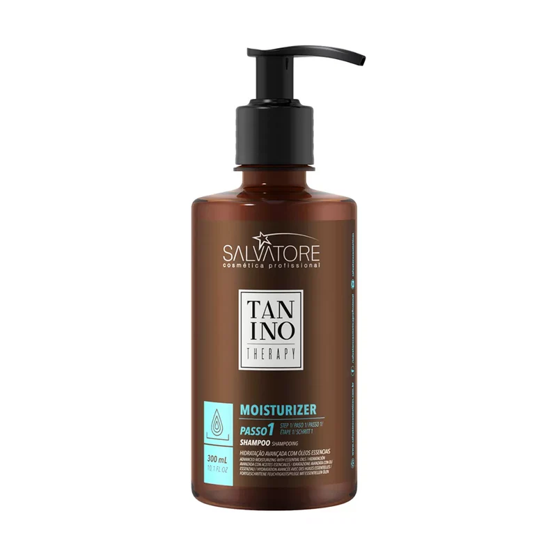 Salvatore, Tanino Therapy Moisturizer, Shampoing nettoyant en profondeur pour cheveux, 300 ml