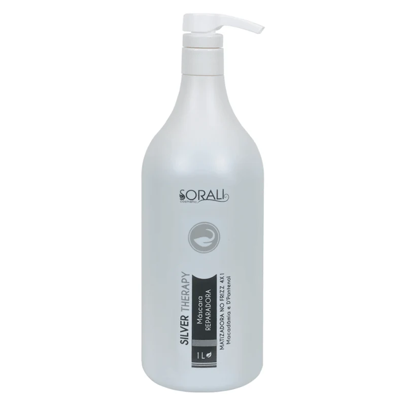 Sorali, Silver Therapy, Après-shampoing réparateur pour cheveux, 1 L