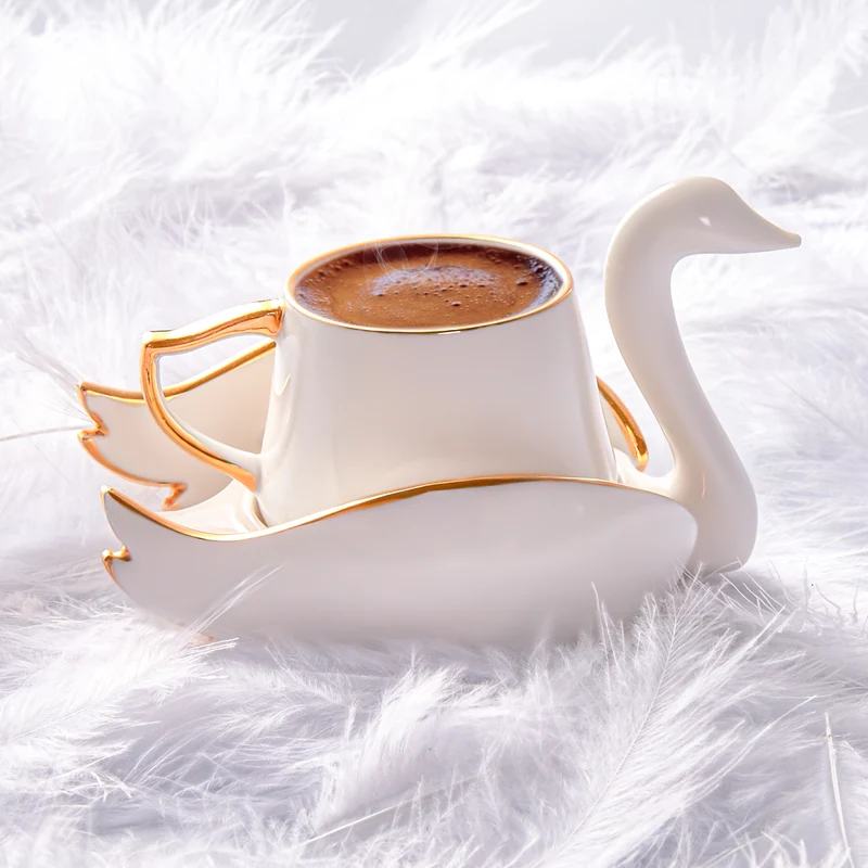 KARACA KUĞU Set de tasses à café 2 personnes