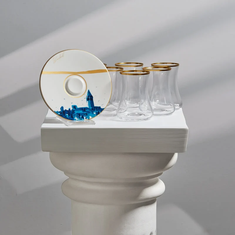 KARACA X İST COLLECTION HAREM Set de verres à thé 12 pièces 6 personnes