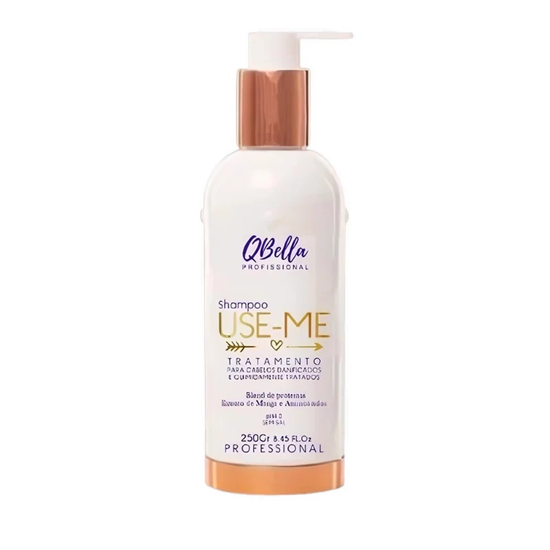 QBella, Shampooing Use me, Shampooing nettoyant en profondeur pour cheveux, 250 g