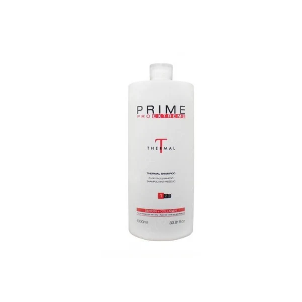 Prime, Pro Extreme Thermal, shampoing nettoyant en profondeur pour cheveux, 1 L