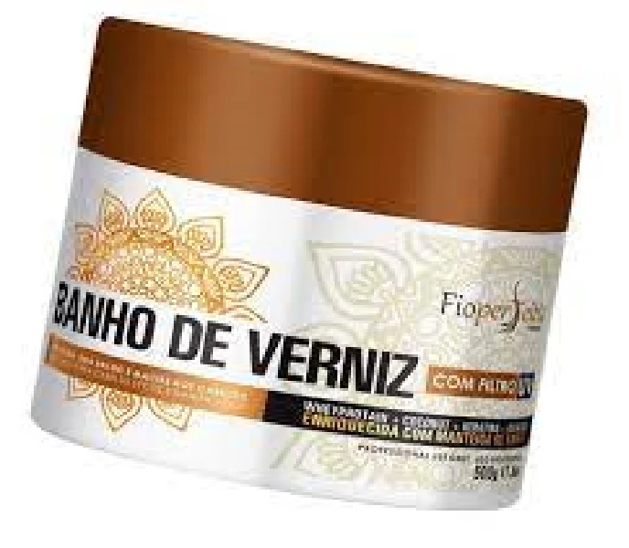 Fio Perfeito, Banho de Verniz, Masque capillaire pour cheveux, 500g