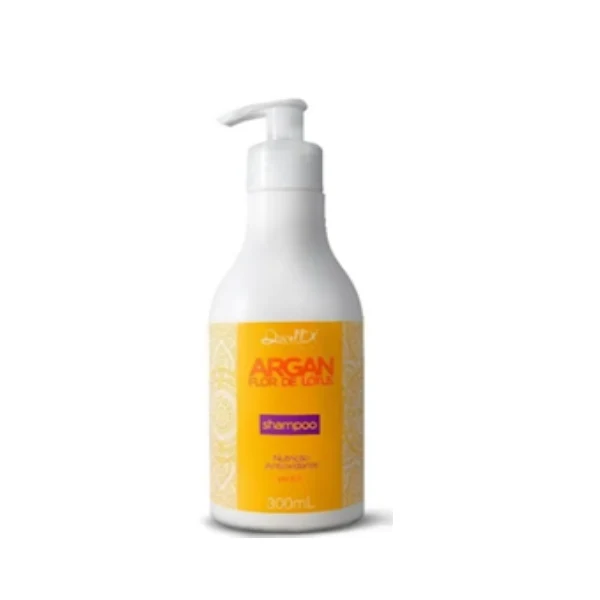 Dwellx, Argan Flor de Lotus Step 1, Shampoing nettoyant en profondeur pour cheveux, 300 ml