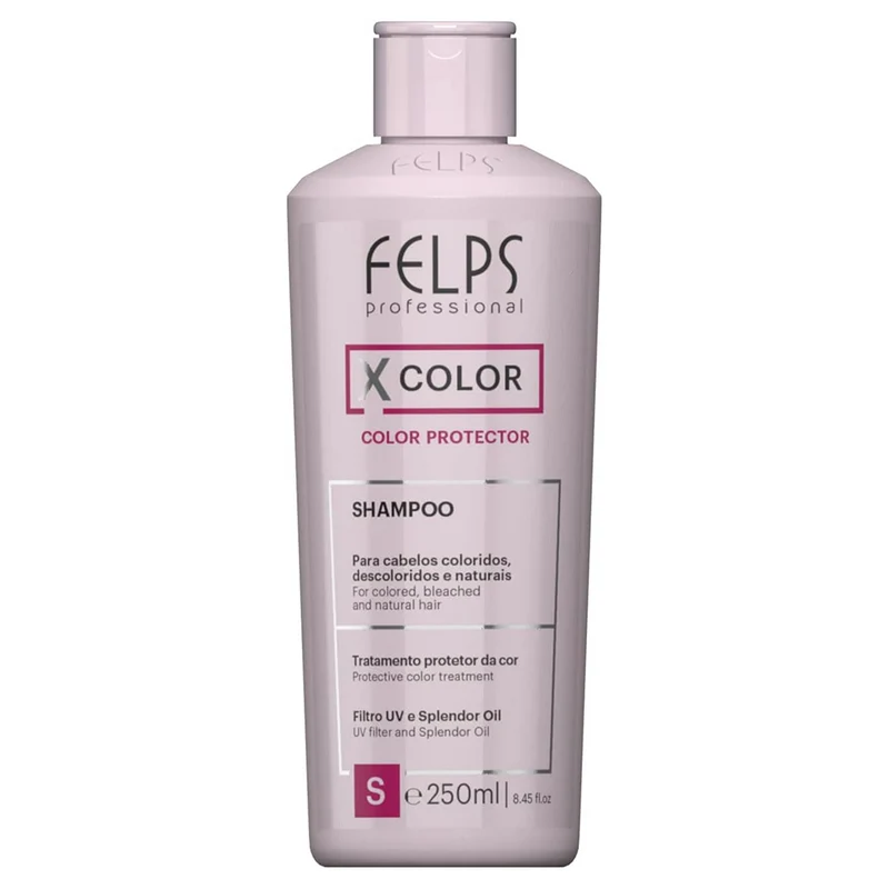Felps, XColor, Shampoing nettoyant en profondeur pour cheveux, 250 ml