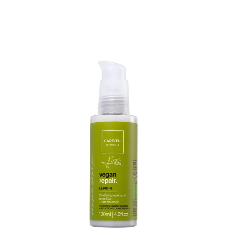 Cadiveu, Vegan Repair By Anitta, Sans rinçage, Huile de finition pour cheveux, 120 ml
