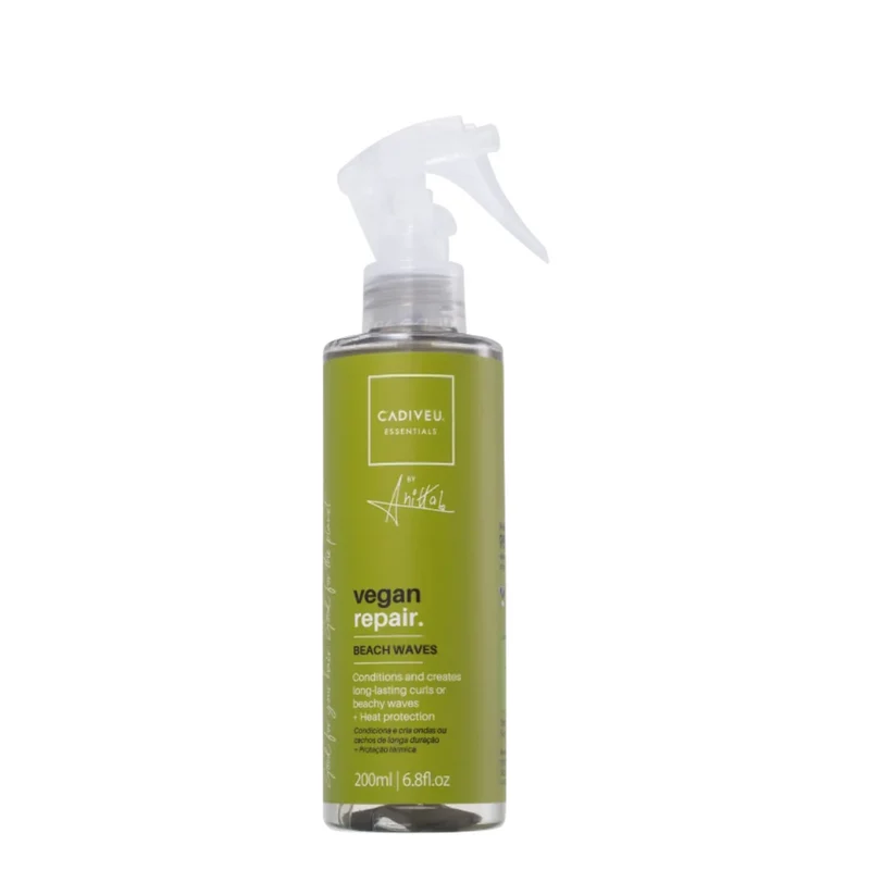 Cadiveu, Vegan Repair By Anitta, Beach Waves, Huile de finition pour cheveux, 200 ml
