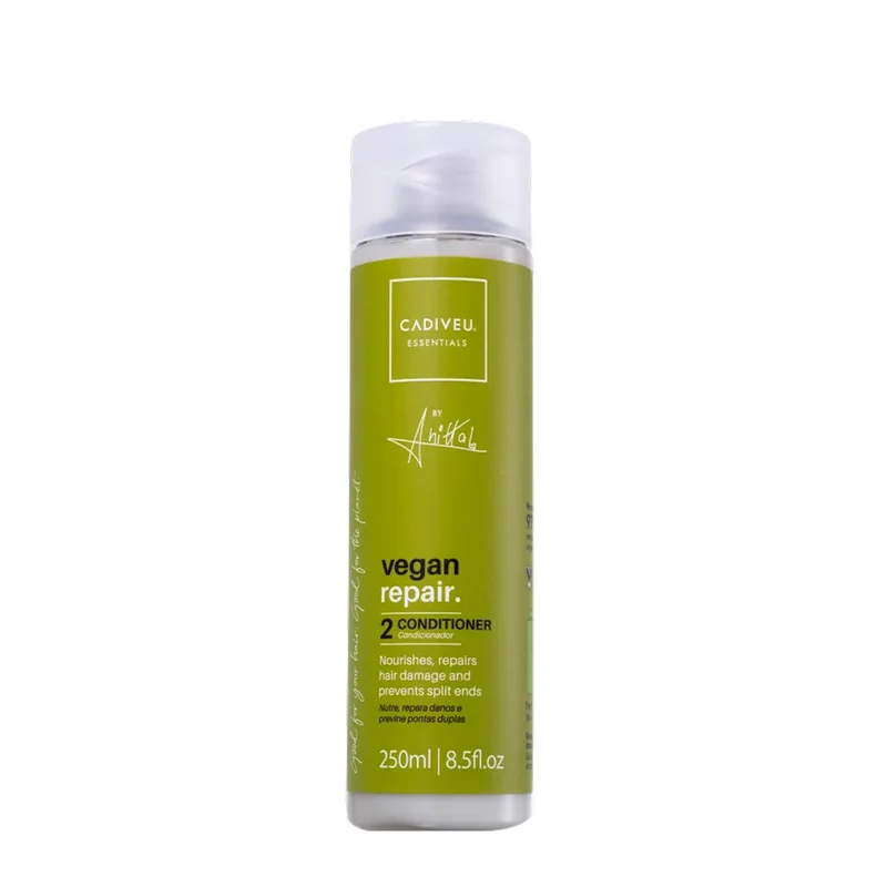 Cadiveu, Vegan Repair by Anitta Step 2, Après-shampoing réparateur pour cheveux, 250 ml