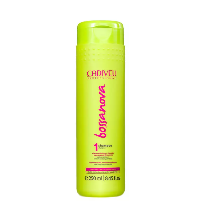 Cadiveu, Bossa Nova, Shampoing nettoyant en profondeur pour cheveux, 250 ml