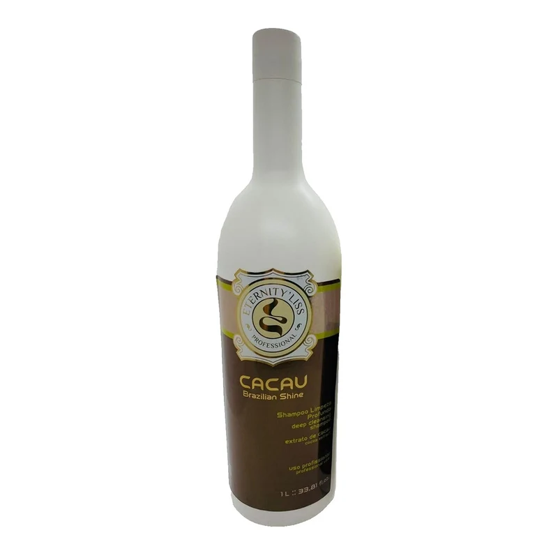 Eternity Liss, Cacau Step 1, Shampoing nettoyant en profondeur pour cheveux, 1 L
