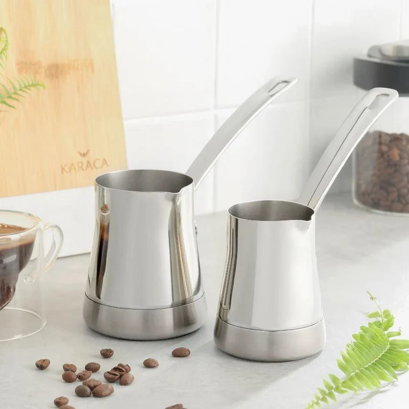 KARACA WIN Set de 2 cafetières turques induction