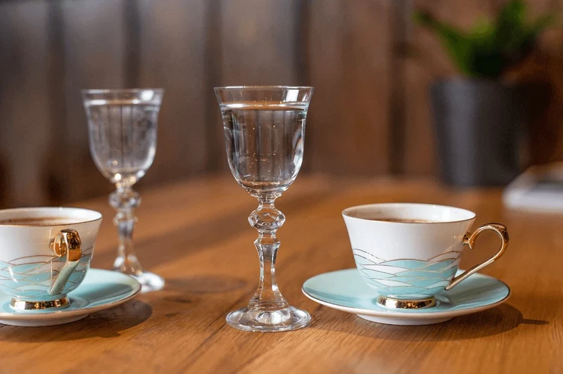 KARACA 6 Petits verres à pied