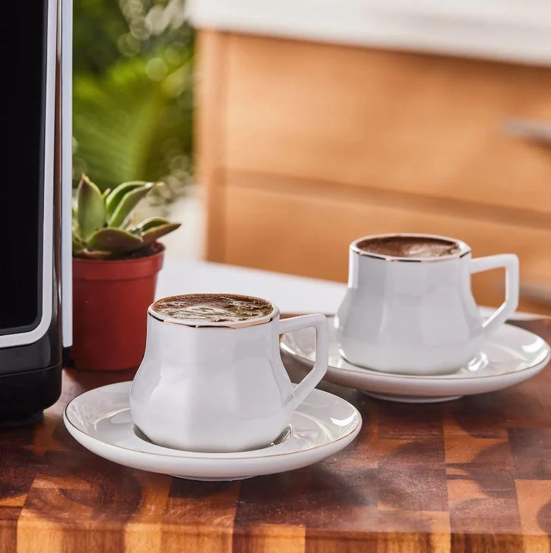 KARACA NAP Tasses à café 12 pièces 6 personnes