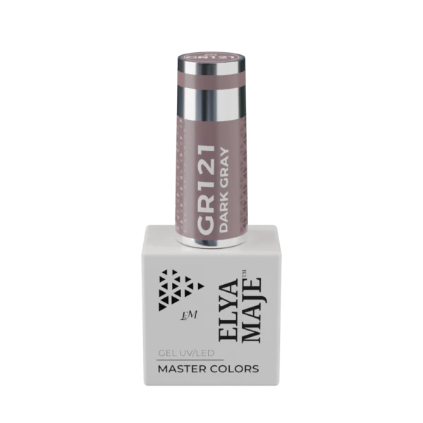 Vernis Semi Permanent – Master Color 121 – Dark gray – Elya Maje