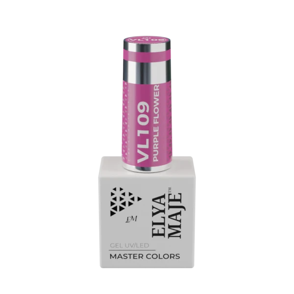 Vernis Semi Permanent – Master Color 109 – Purple flowers – Elya Maje