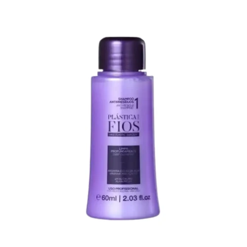 Cadiveu, Plastica dos Fios Step 1, Shampooing nettoyant en profondeur pour cheveux, 60 ml
