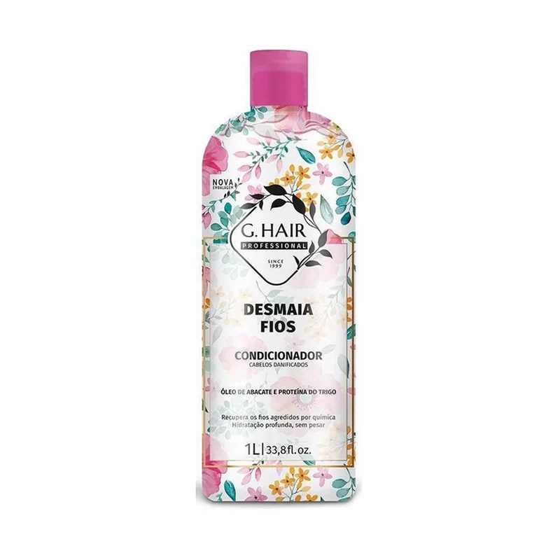 G Hair, Desmaia Fios, Après-shampooing réparateur pour cheveux, 1L