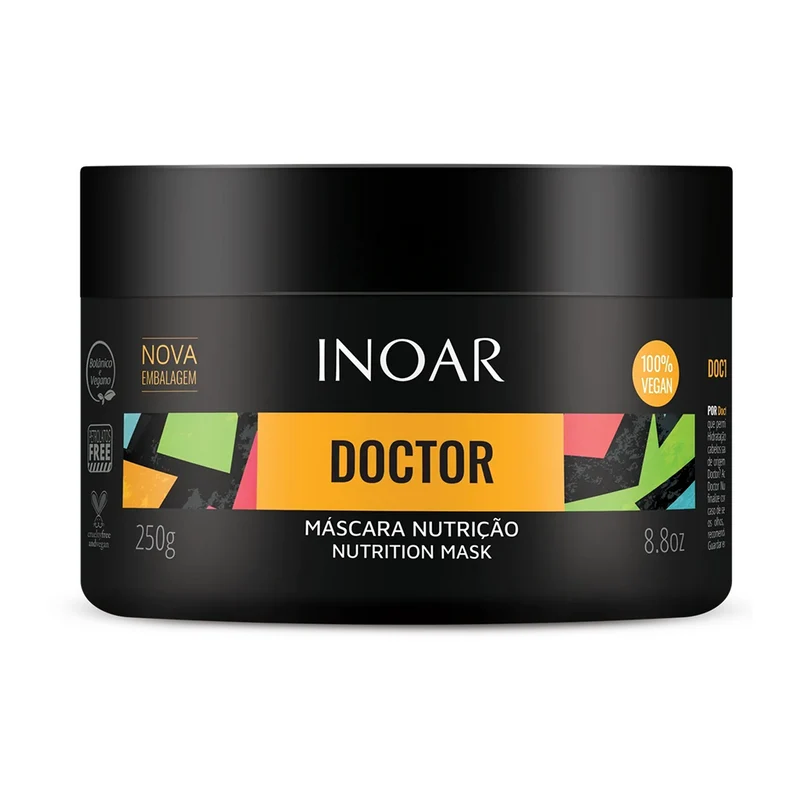 Inoar, Docteur, Masque capillaire pour cheveux, 250 g