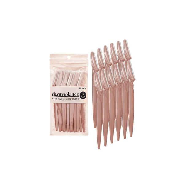Ensemble de 12 dermaplaners en plastique recyclé