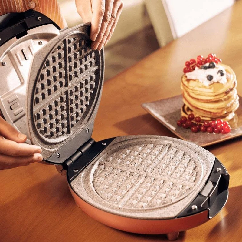 KARACA FUNDAY Gaufrier spécial waffle argenté