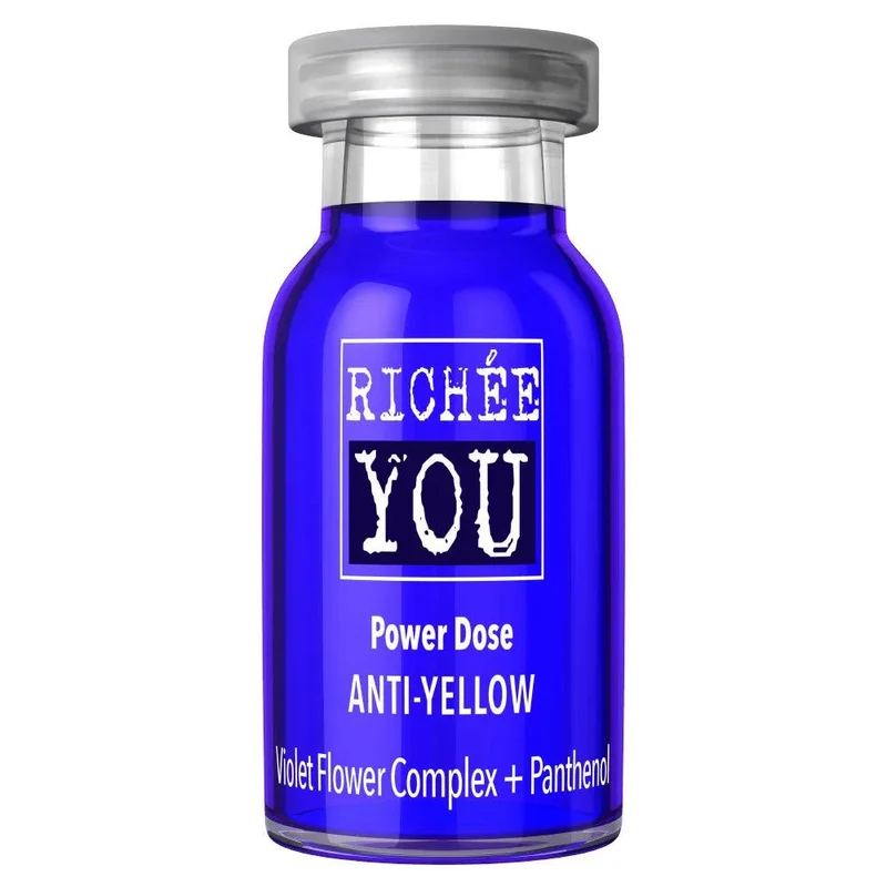Richee, Anti Amarelo Complexo Flor Violeta, Teinture capillaire pour cheveux, 12 ml