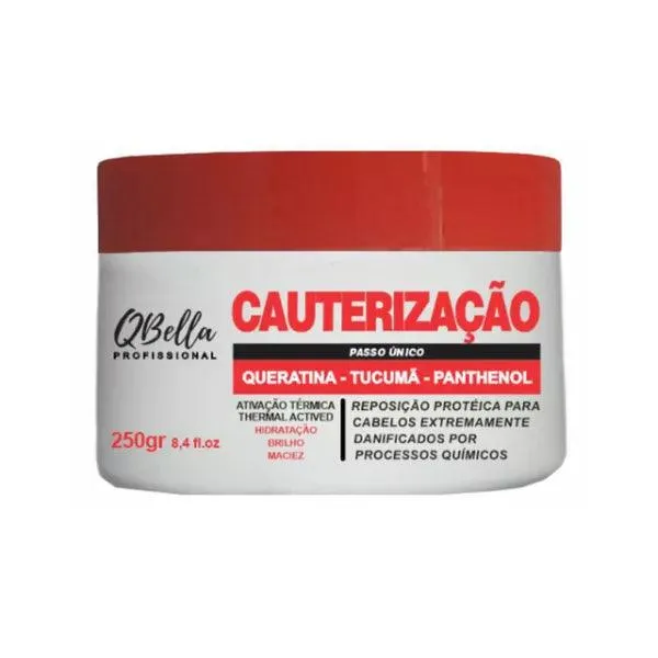 QBella, Cauterizacao, Masque capillaire pour cheveux, 250 g
