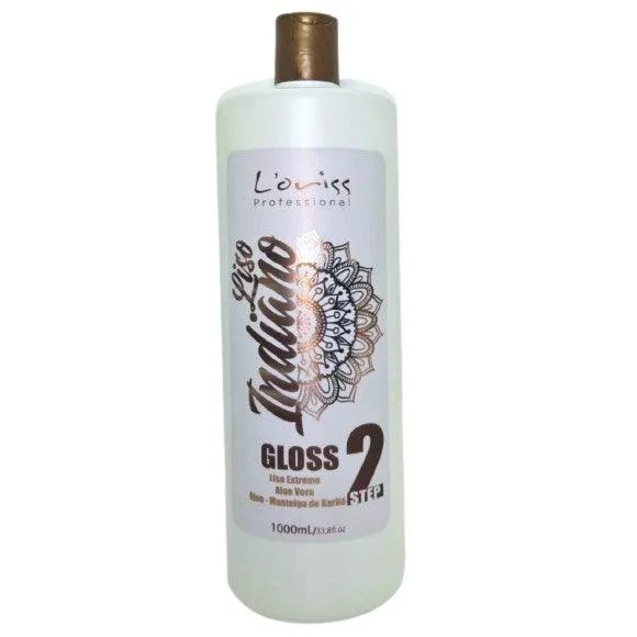 Loriss Professional, Indianogloss 2, Après-shampoing réparateur pour cheveux, 1 L