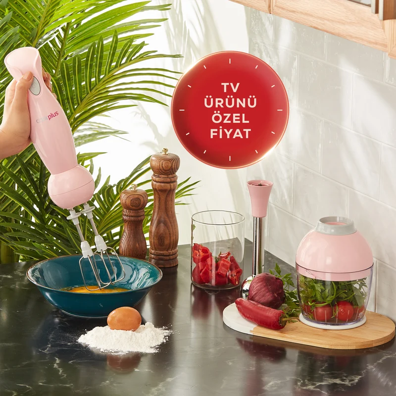 KARACA COOKPLUS MİDİMİX Set de Blender rose 5501