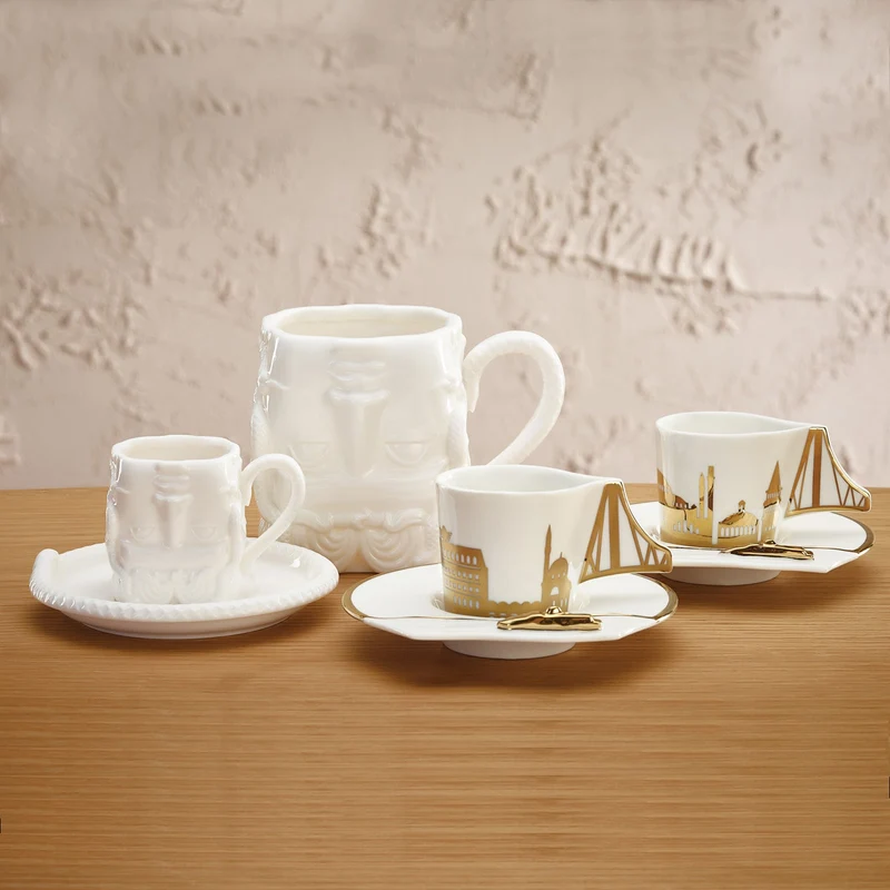 KARACA BOSPHORUS ISTANBUL Set de 2 tasses à café
